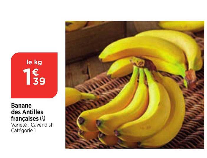 banane des antilles françaises
