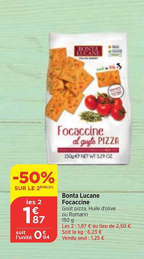 bonta lucane focaccine