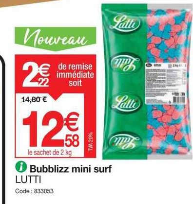 bubblizz mini surf lutti