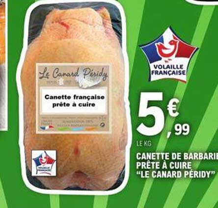 canette de barbarie prête à cuire "le canard péridy"