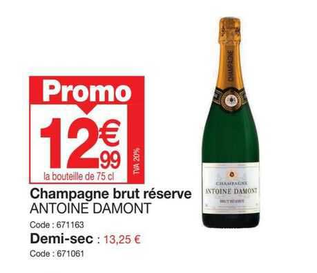 champagne brut réserve antoine damont