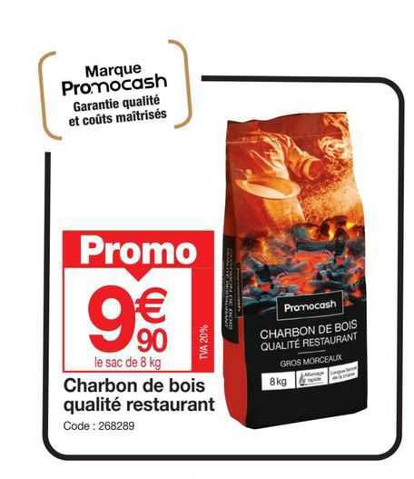 charbon de bois qualité restaurant