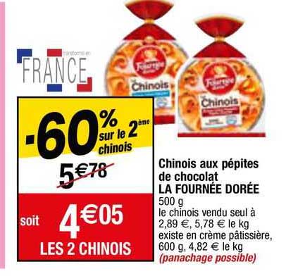 chinois aux pépites de chocolat la fournée dorée