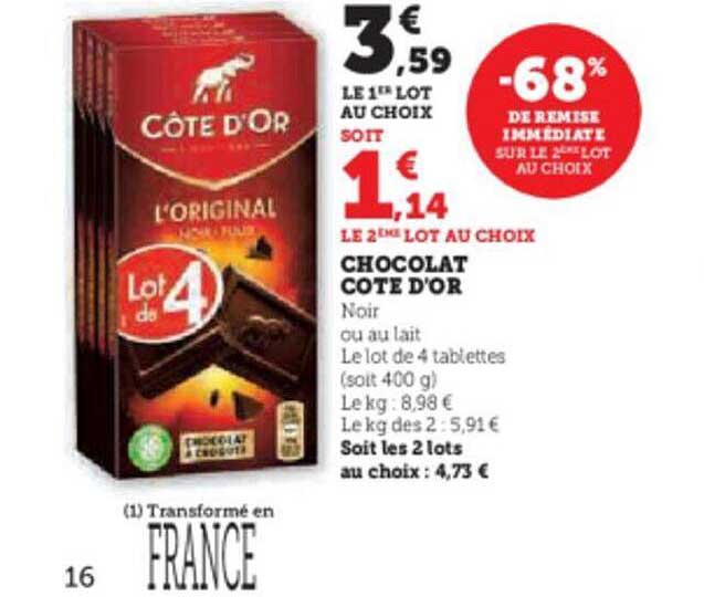 Chocolat Côte D'or