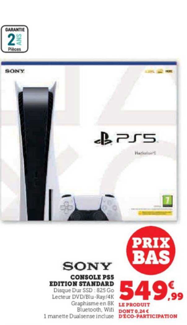 Console Ps5 édition Standard Sony
