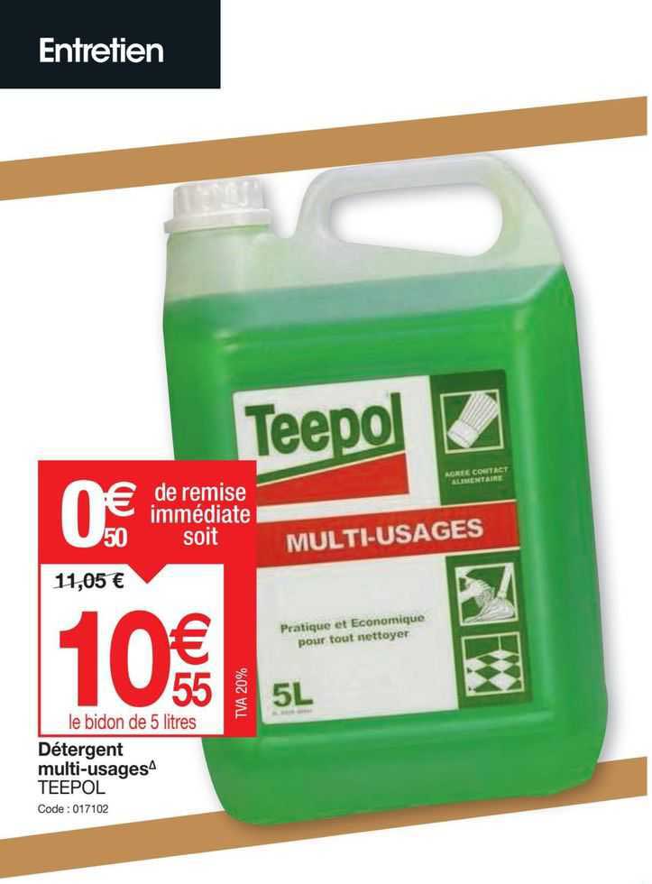 Détergent Multi-usages Teepol