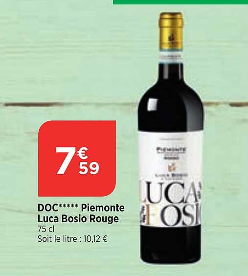Doc Piemonte Luca Bosio Rouge