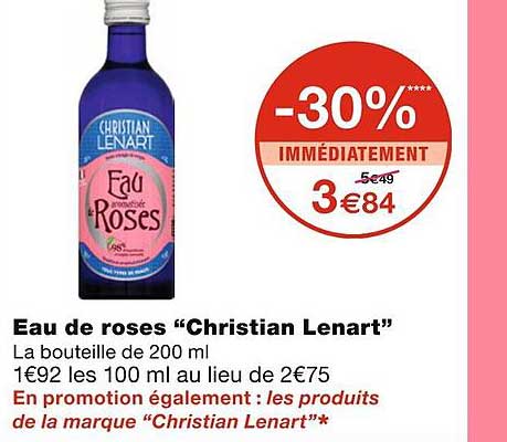 eau de roses "christian lenart"