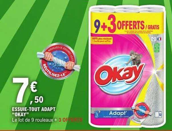 essuie-tout adapt "okay"