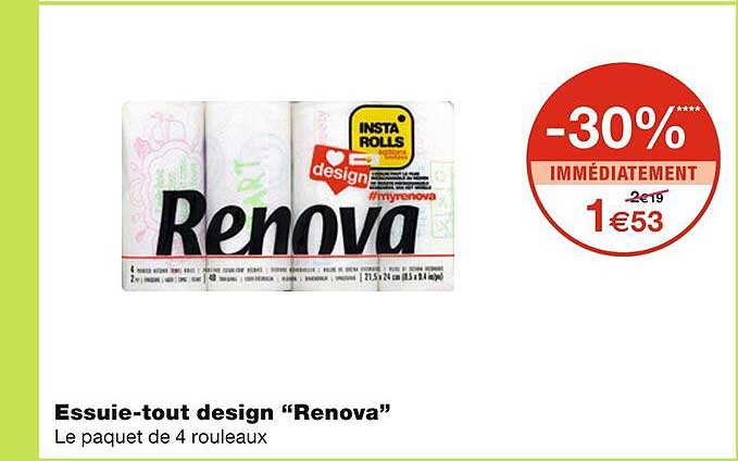 essuie-tout design "renova"