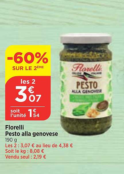 florelli pesto alla genovese