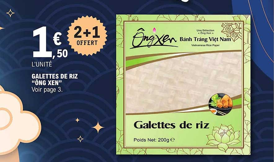 galettes de riz "ông xen"