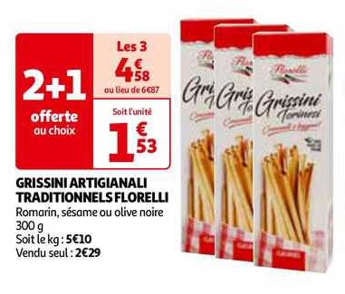 Grissini Artigianali Traditionnels Florelli