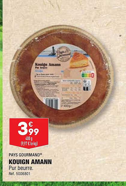 kouign amann pays gourmand