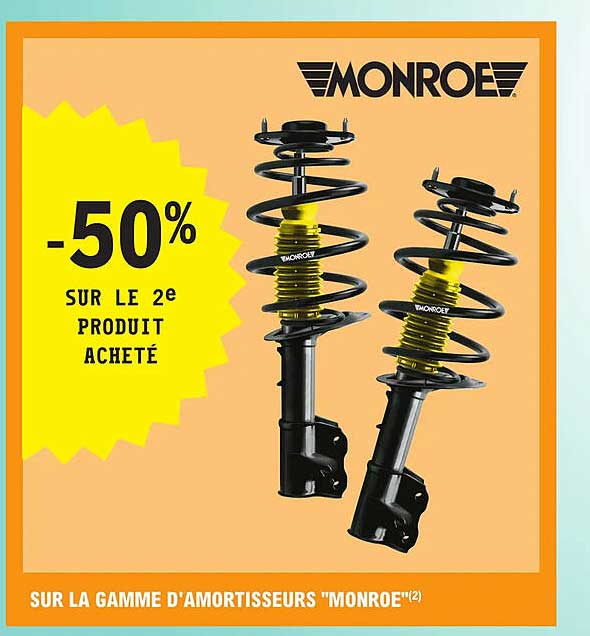 La Gamme D'amortisseurs "monroe"