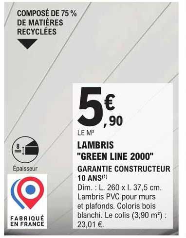 lambris green line 2000