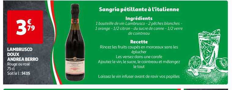 lambrusco doux andrea berro