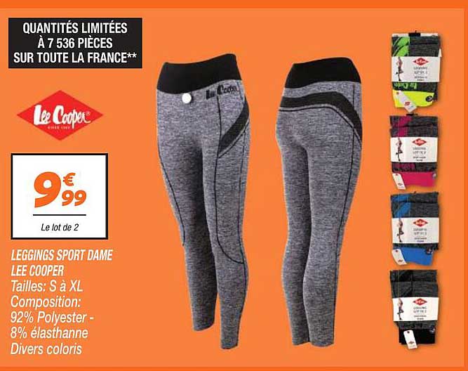 leggings sport dame lee cooper
