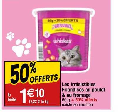 Les Irrésistibles Friandises Au Poulet & Au Fromage