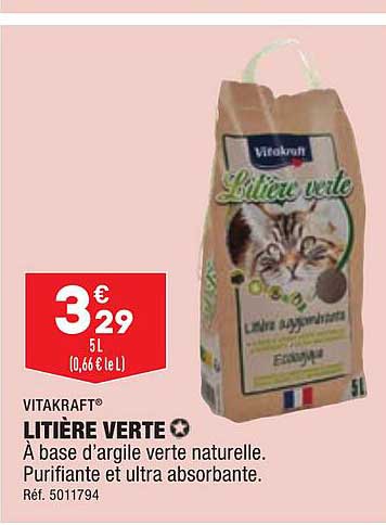 Litière Verte Vitakraft