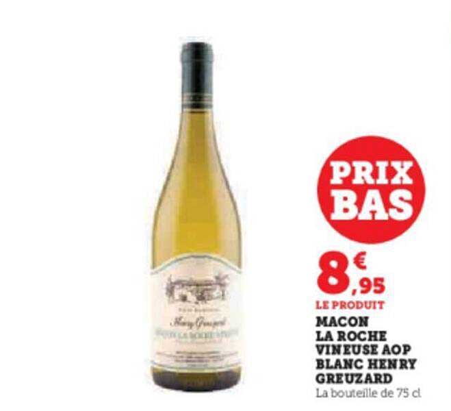 macon la roche vineuse aop blanc henry greuzard