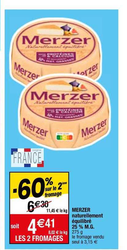 Merzer Naturellement équilibré 25% Mg