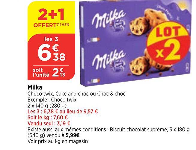 milka choco twix, cake and choc our choc & choc
