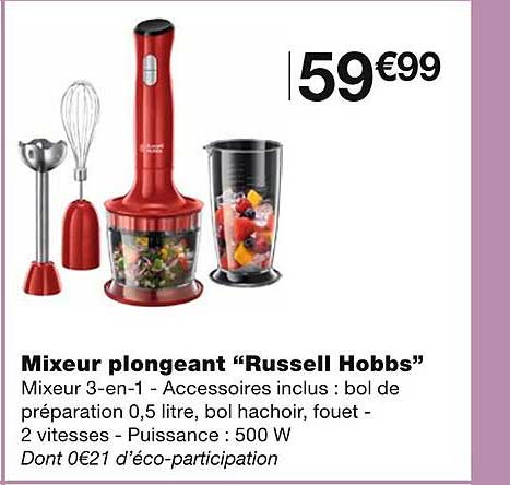 mixeur plongeant "russell hobbs"