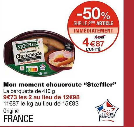 mon moment choucroute "stoeffler"