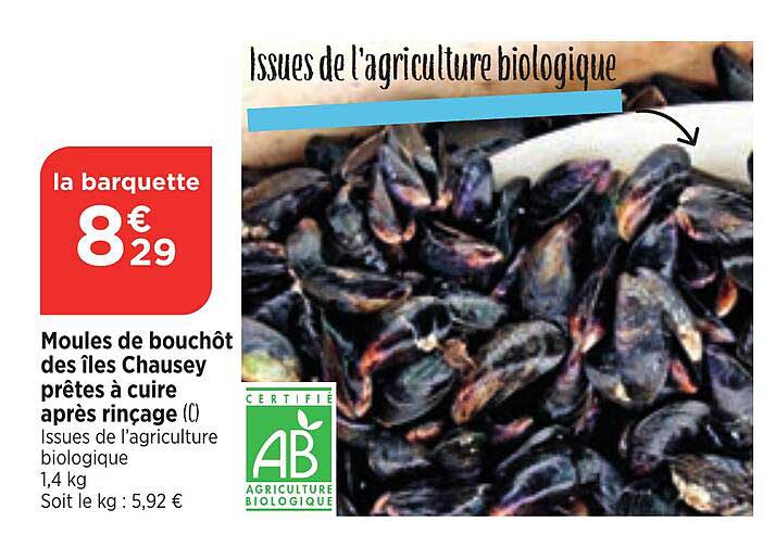 moules de bouchôt des îles chausey prêtes à cuire après rinçage