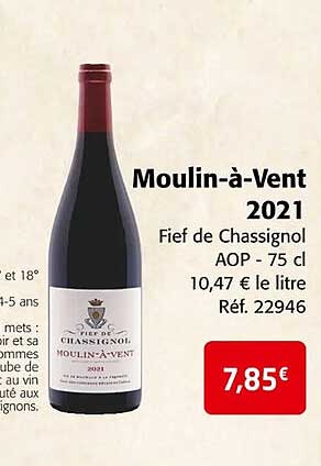 moulin-à-vent 2021 fief de chassignol aop