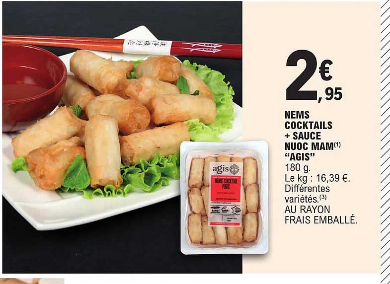 nems cocktails + sauce nuoc mam "agic"