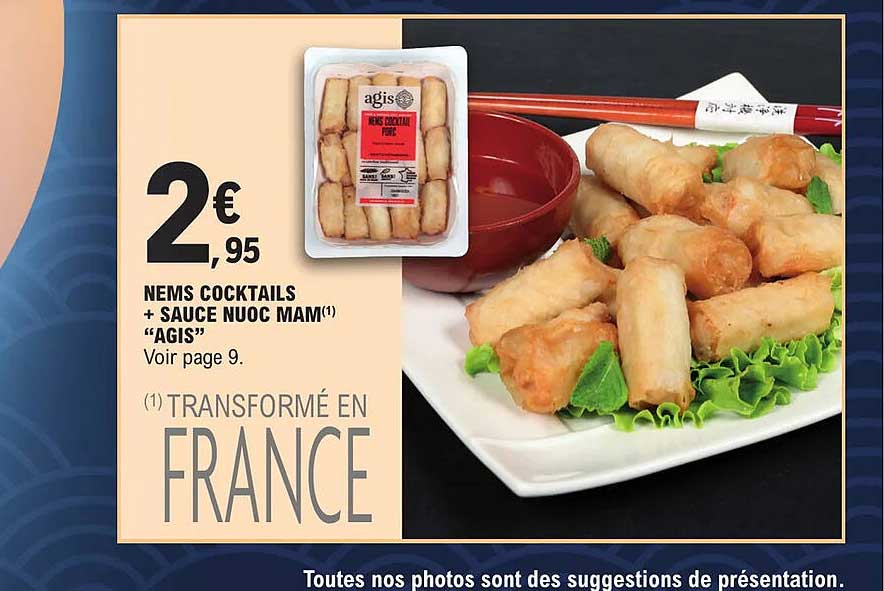 Nems Cocktails + Sauce Nuoc Mam "agis"
