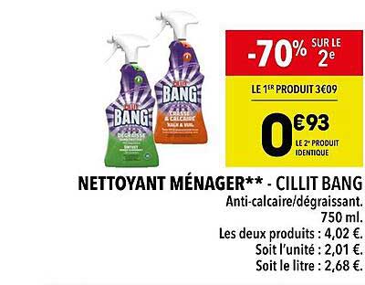 nettoyant ménager - cillit bang