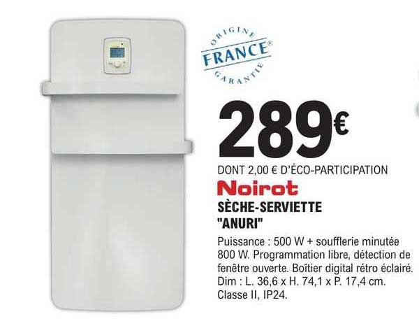 noirot sèche-serviette anuri
