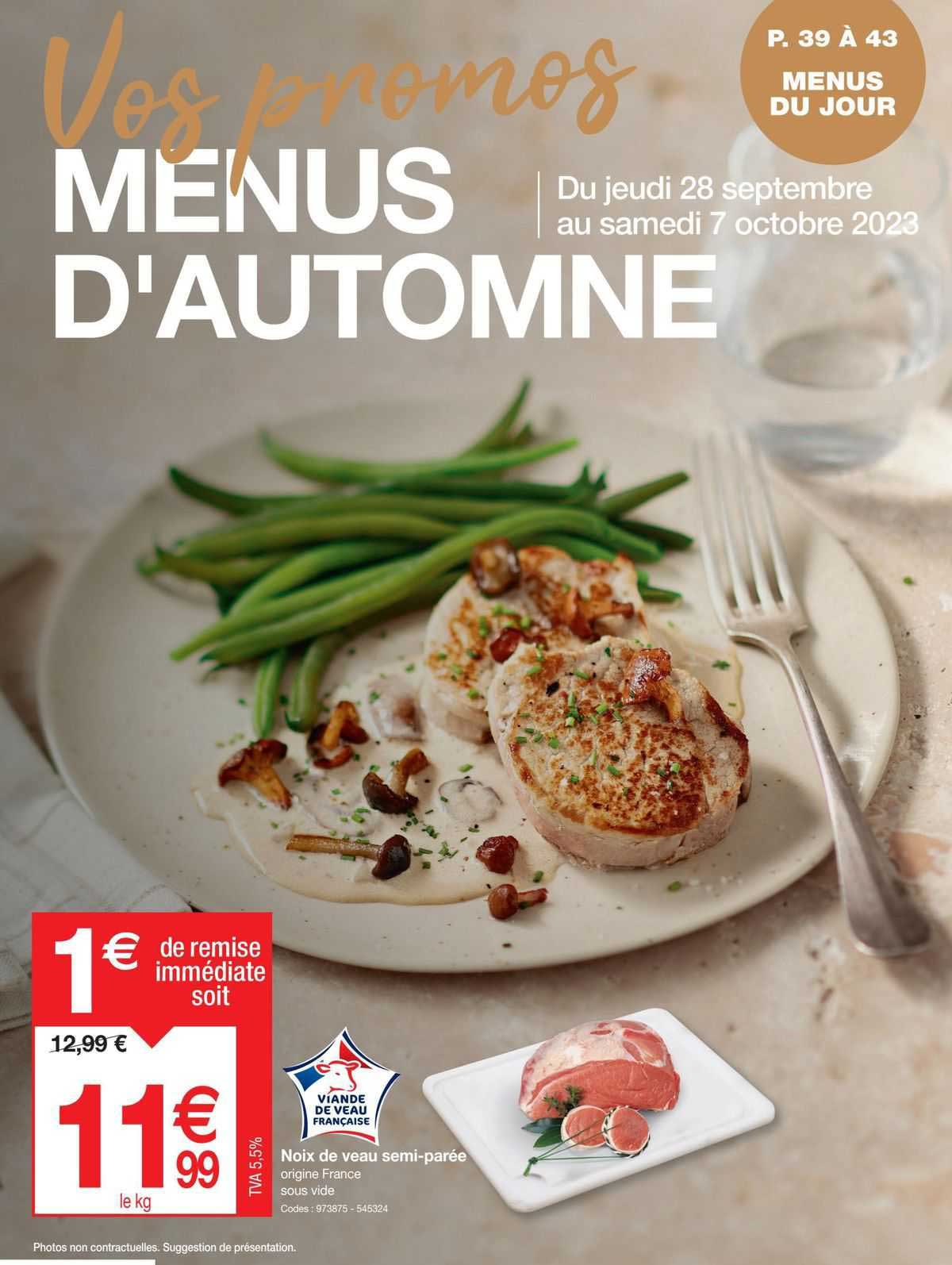 noix de veau semi-parée