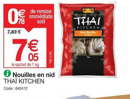nouilles en nid thaï kitchen