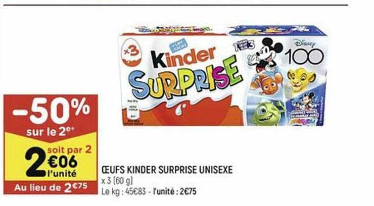 oeufs kinder surprise unisex