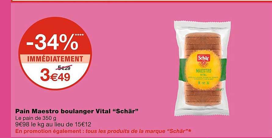 pain maestro boulanger vital "schär"