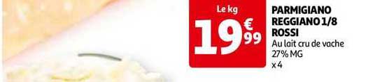 parmigiano reggiano ⅛ rossi