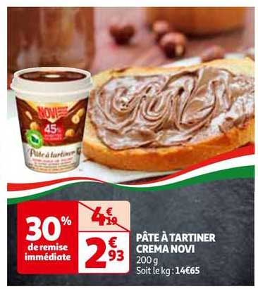 pâte à tartiner crema novi