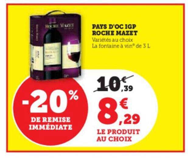 pays d'oc igp roche mazet