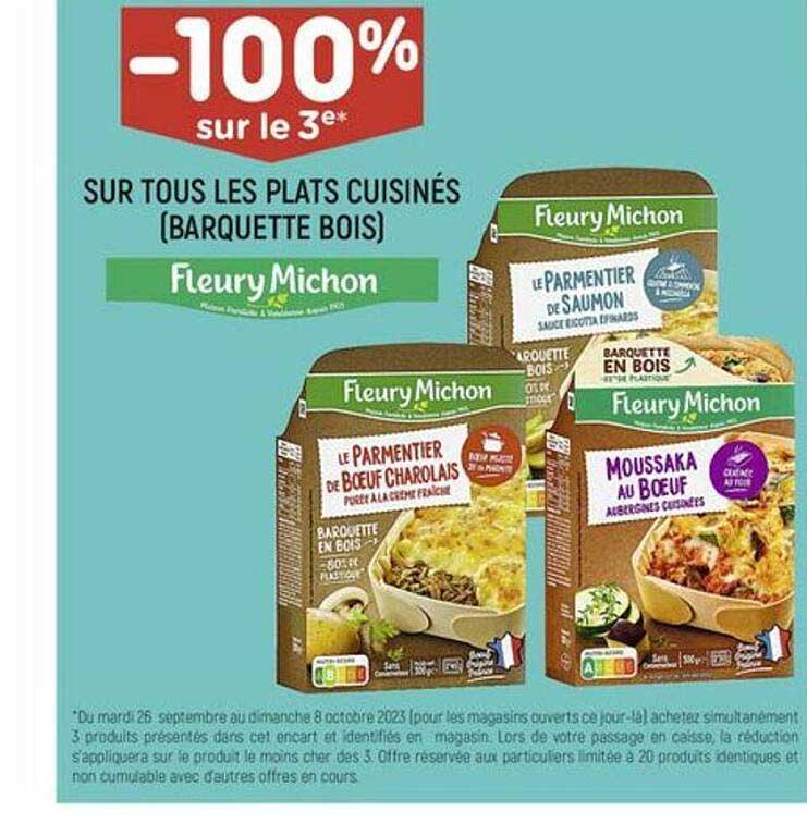 plats cuisinés fleury michon