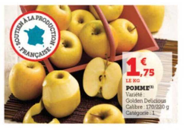 pomme golden delicious