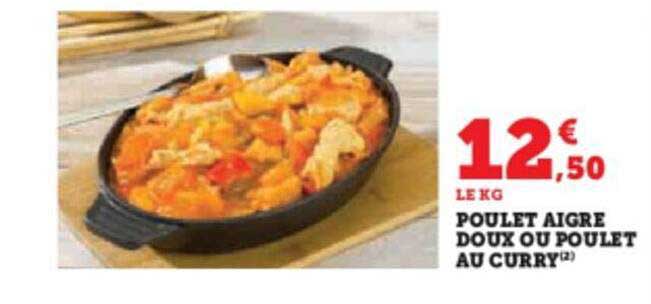 poulet aigre doux ou poulet au curry