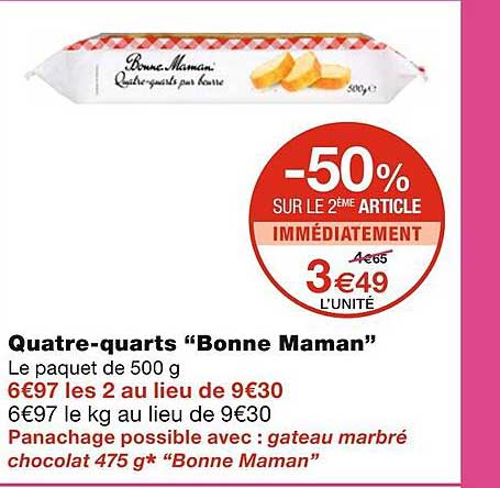 quatre-quarts "bonne maman"