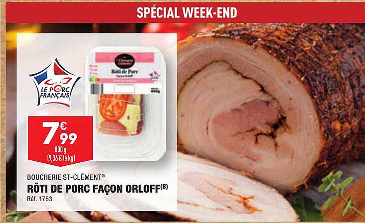 rôti de porc façon orloff boucherie st-clément