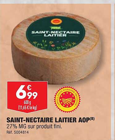 saint-nectaire laitier aop