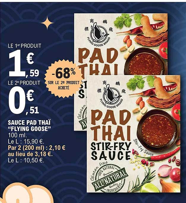 sauce pad thaï "flying goose"