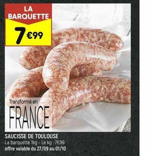 Saucisse De Toulouse
